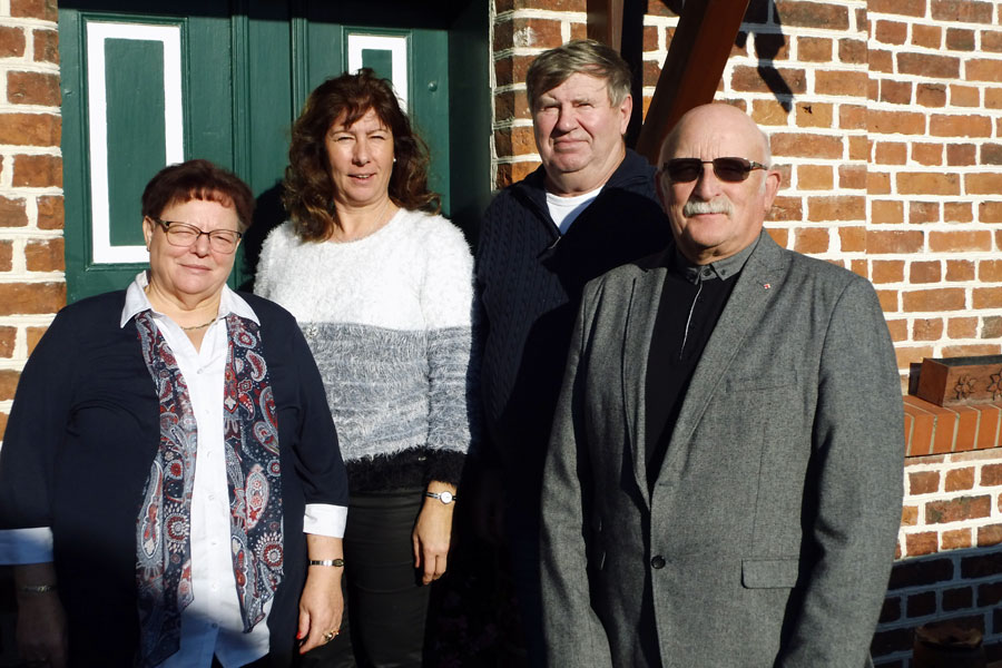 VAB-Vorstand: Monika Nestler, Barbara Nitzsche, Helmut Werner, Klaus-Bernhard Friedrich (von links)